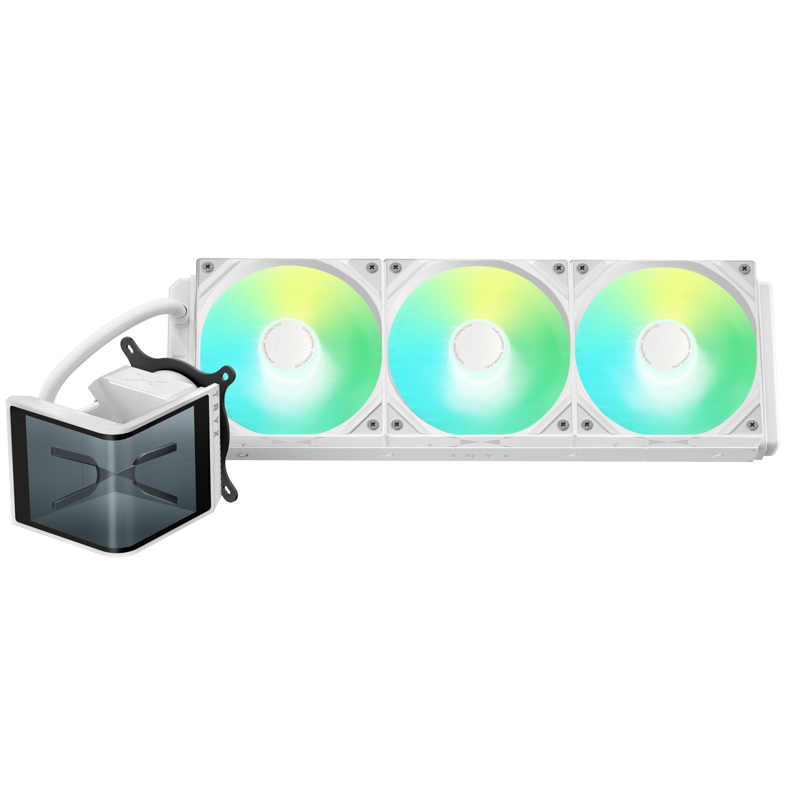 Amazon.co.jp: TRYX PANORAMA 水冷 CPUクーラー LEDモデル 360mm